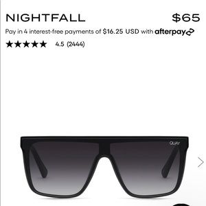 Nightfall Quay sunglasses black